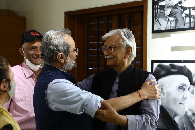 Parmanand Dalwadi à l'inauguration de a trip to France à Pune