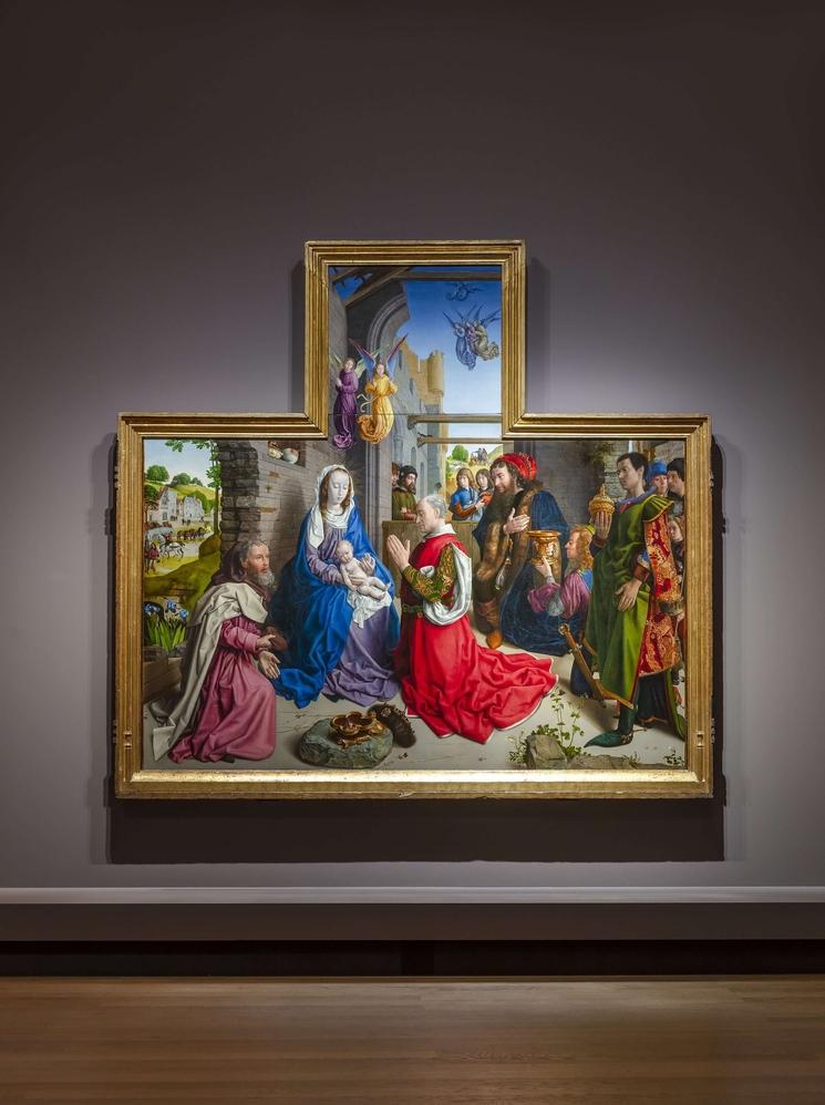 Hugo van der Goes. Zwischen Schmerz und Seligkeit, Ausstellungsansicht, Gemäldegalerie 2023, © Staatliche Museen zu Berlin / David von Becker