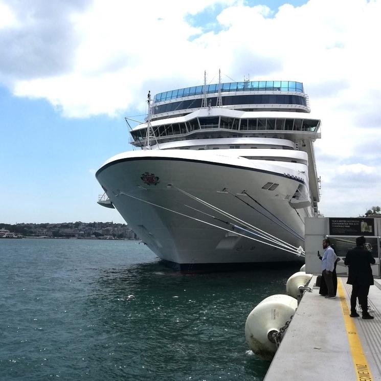 Un paquebot à Galataport