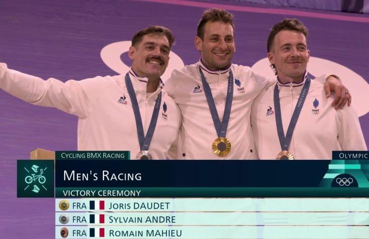 Un triplé français historique en BMX racing