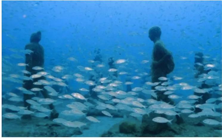 Une galerie d’art sous-marin au large du Cambodge