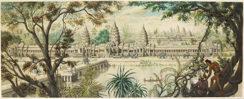 Angkor wat; Louis Delaporte; asian civilisations; art khmer