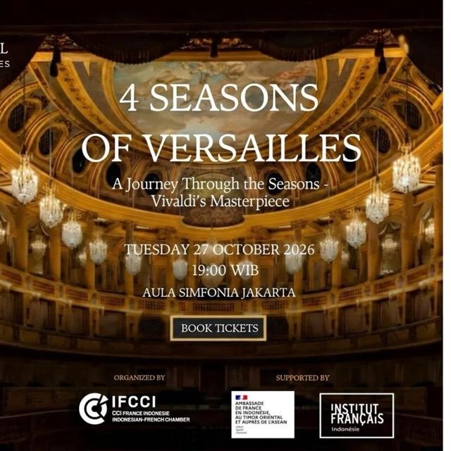 Affiche des 4 saisons de Vivaldi à Jakarta octobre 2026