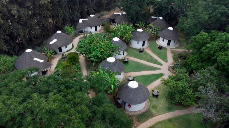 Vue Aérienne Addo African Lodge