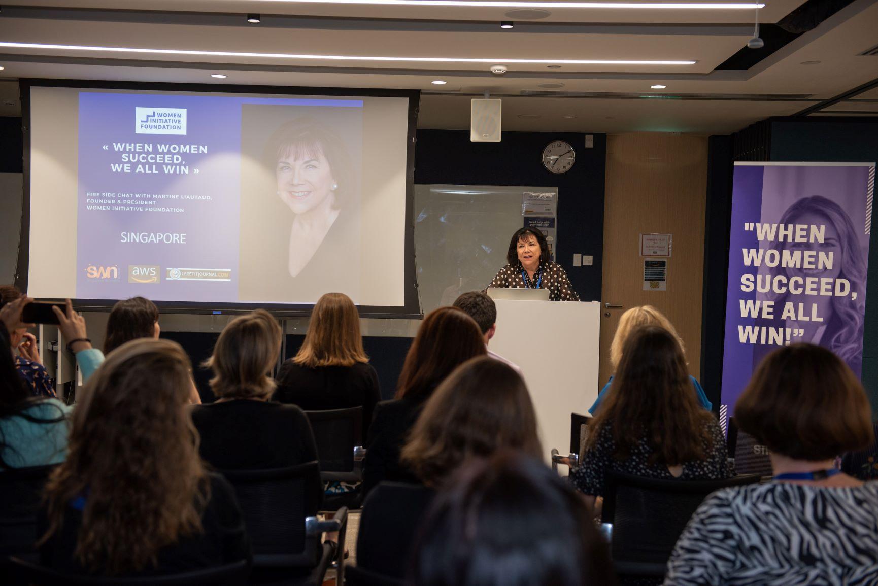 women initiative foundation martine liautaud singapour
