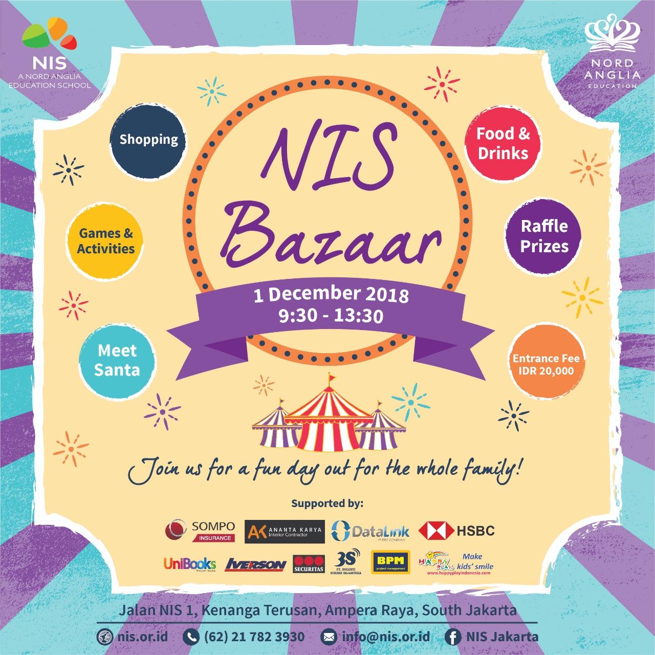 bazar jakarta marché noël