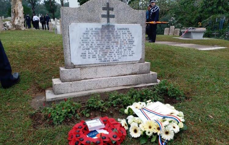 Stèle des français libres de stanley hong kong bataille resistance