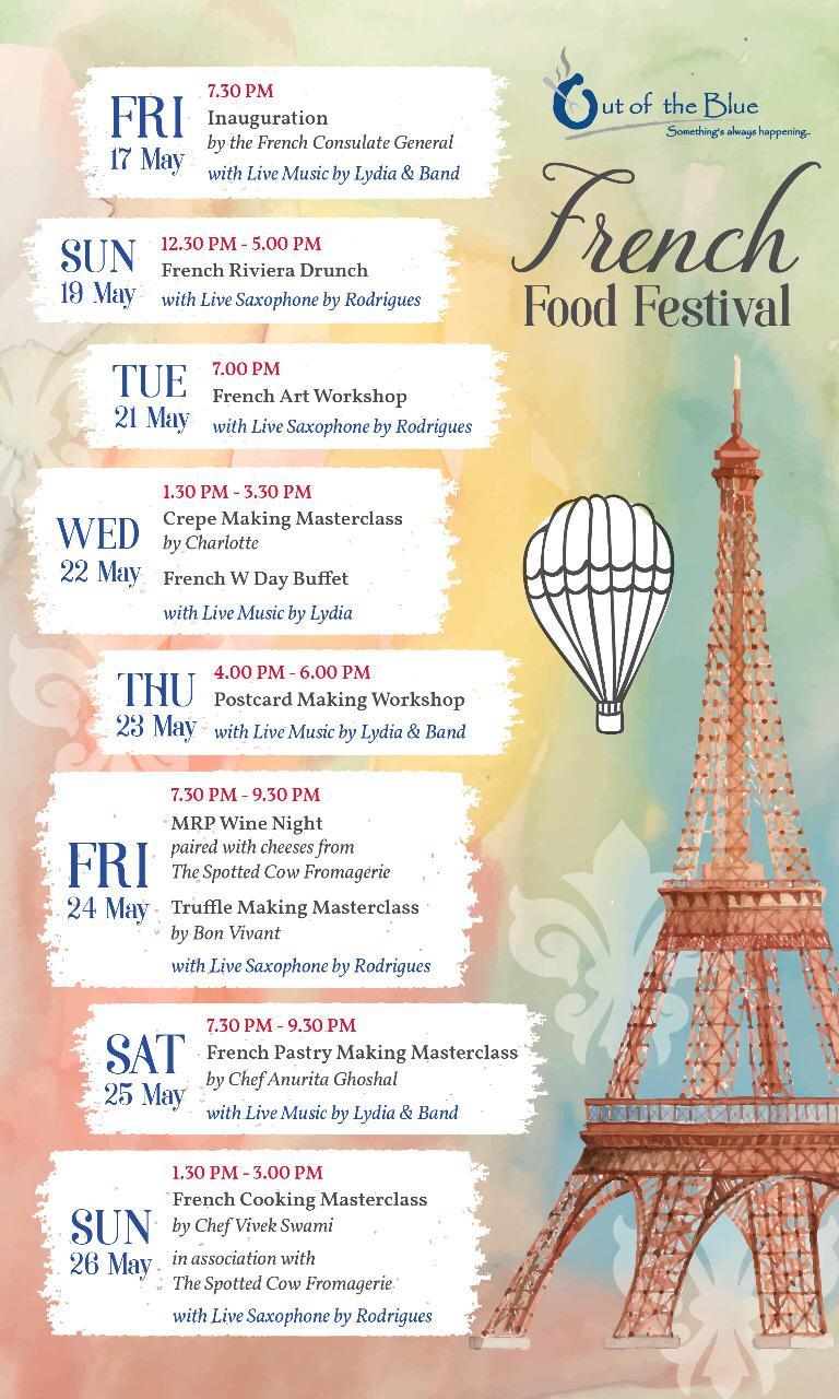 Out of the blue french food festival