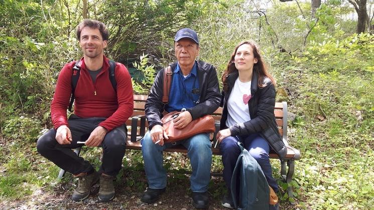 Sibylle Véron et Damien Véron au Japon, soeur et frère de Tiphaine