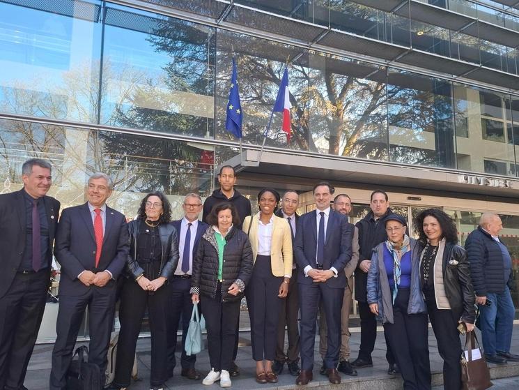 Visite à Nantes avec des Conseillers des Français de l'étranger et le ministre Laurent Saint Martin