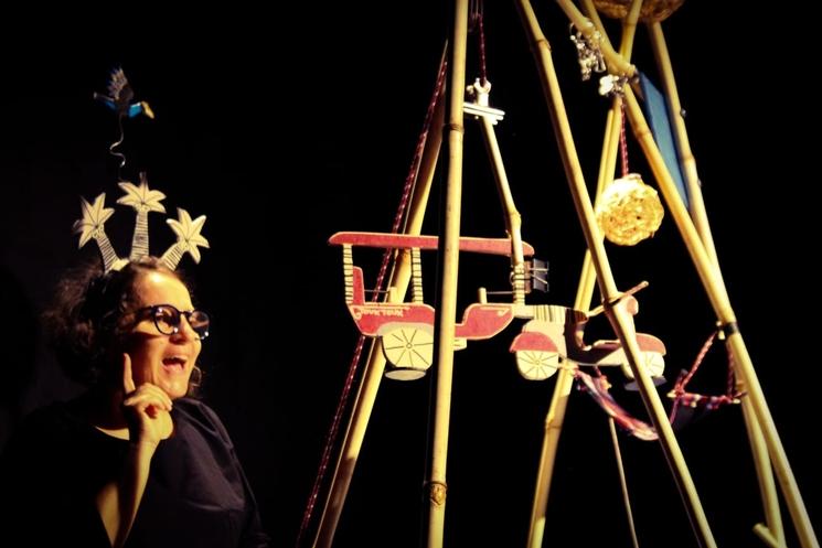 Ana-Laura durant une représentation