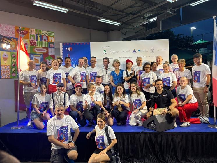 le Club VIE lors du Bastille Day à Singapour - 2025
