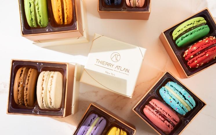 Les macarons Thierry Atlan.