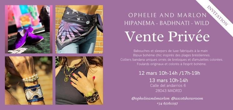 affiche de la vente privée