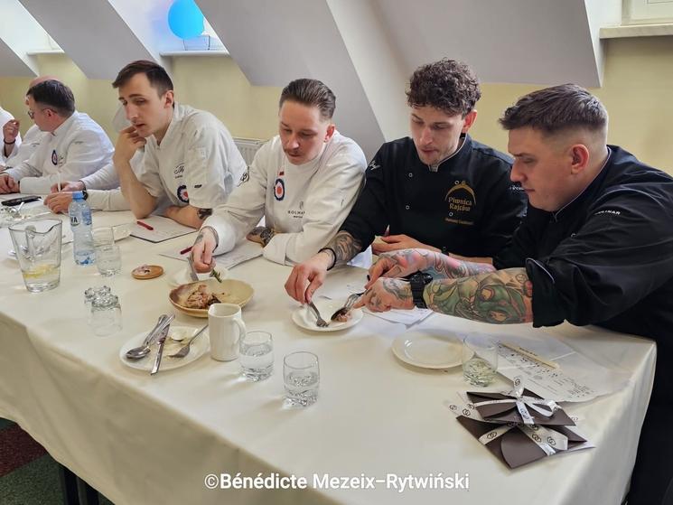 les chefs lors de la dégustation