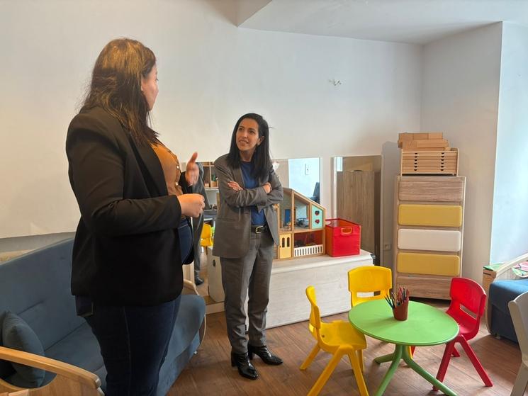 Sarah El Haïry en Tunisie