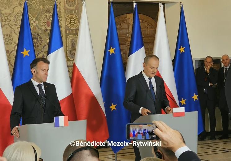 Emmanuel Macron et Donald Tusk