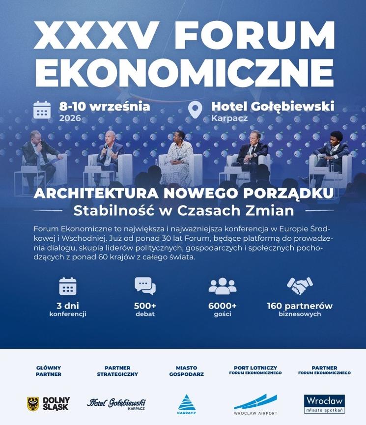 Affiche 35e forum économique de Karpacz