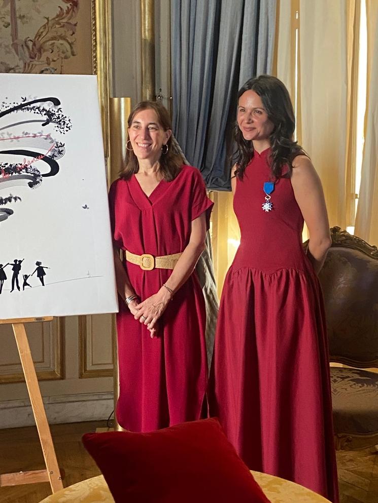 Chloé Vialard, nommée Chevalier dans l'ordre national du mérite