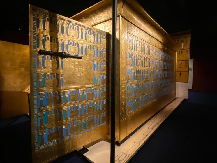 tombeau egyptien, exposition Toutankhamon - credit CCanonne