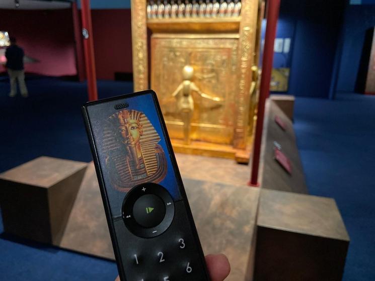 exposition Toutankhamon avec un audioguide - credit CCanonne