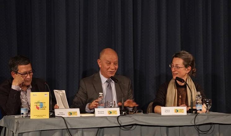 Yahia Belaskri, Bouziane Khodja et Hélène Rufat