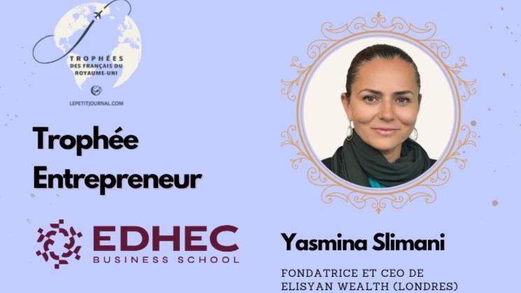 Yasmina Slimani edhec trophée