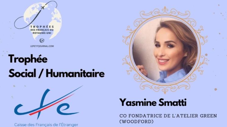 Yasmine Smatti trophée social humanitaire cfe