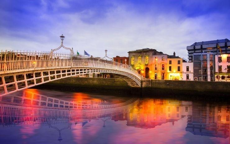 Ha'Penny Bridge, Dublin, Irlande
