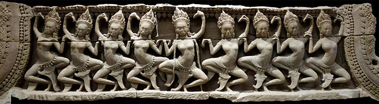 Danseuse bas relief Khmer