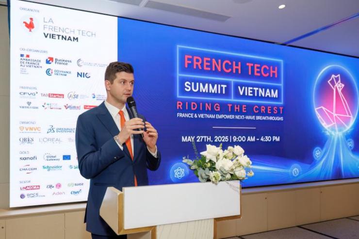 Adam Koulaksezian lors du French Tech Vietnam Summit