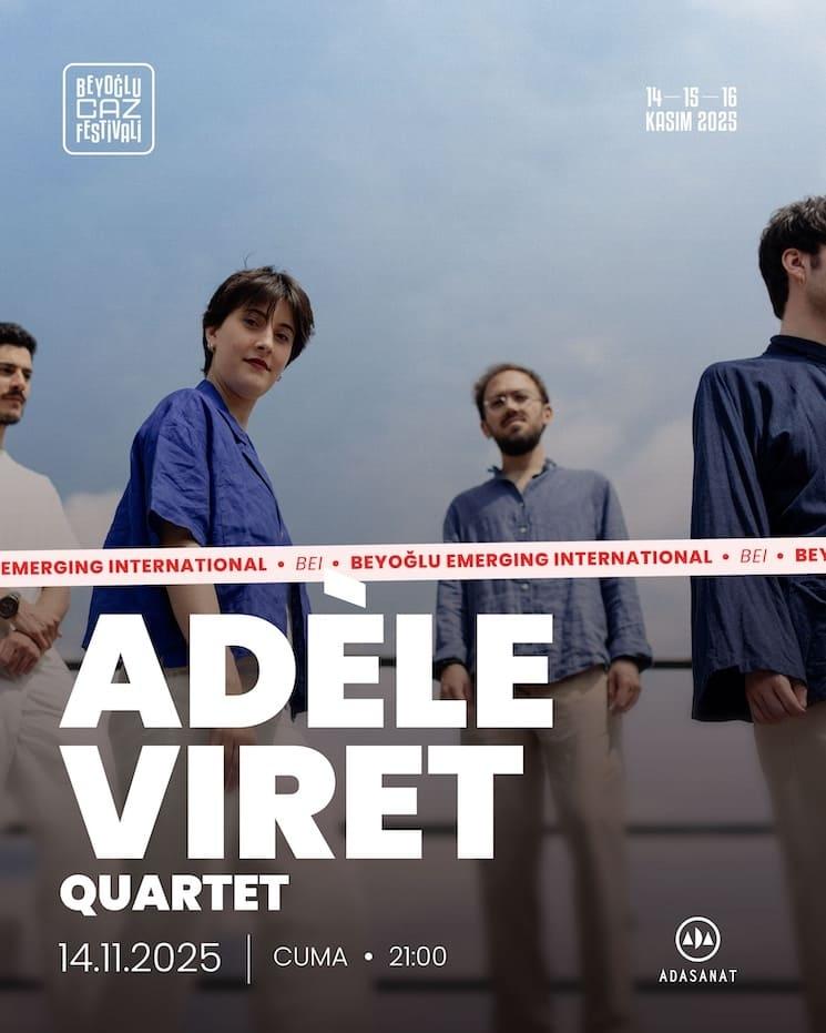 Adèle Viret Quartet en concert au Beyoğlu Jazz Festival 2025, Istanbul.