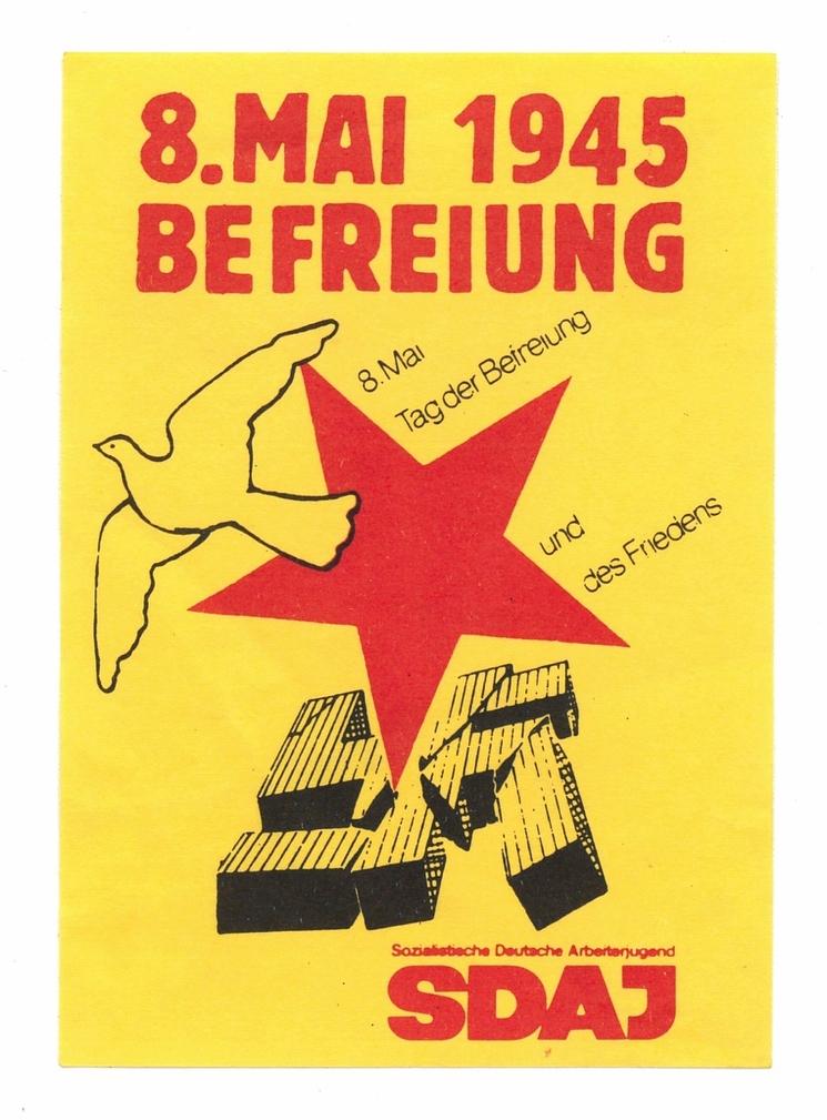 affiche du 8 mai 1945 de la SDAJ