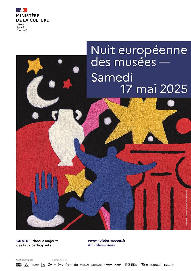 Affiche de la Nuit Européenne des musées