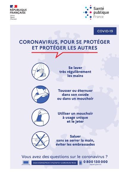 coronavirus gestes barriere