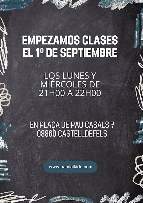 affiche aikido barcelone