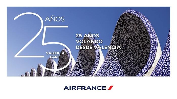 affiche anniversaire air france à valence
