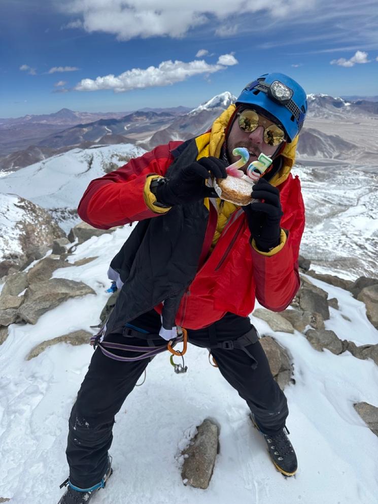 alexandre hubin au sommet du Chili