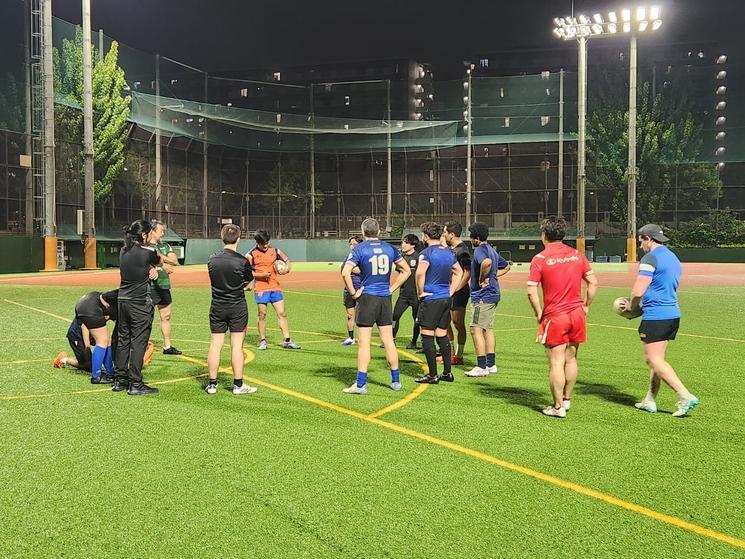 Entrainement All France rugby
