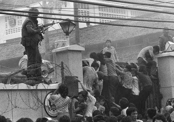 L’ambassade américaine, le 29 avril.