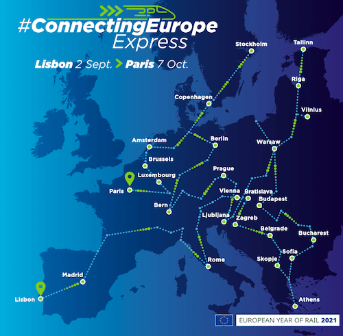 2021 année européenne du train capitales