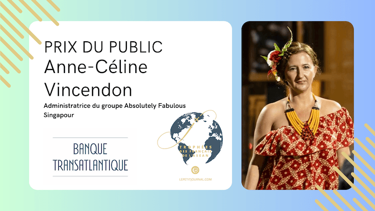 Anne-Céline Vincendon, administratrice du groupe Absolutely Fabulous (Singapour)