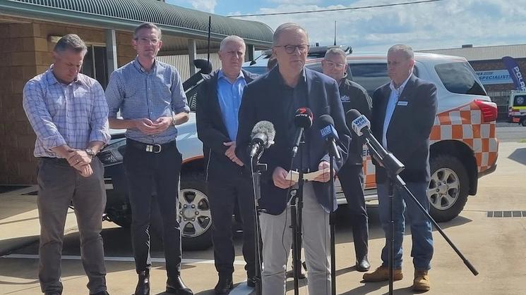 Anthony Albanese s'exprime sur les inondations en Australie