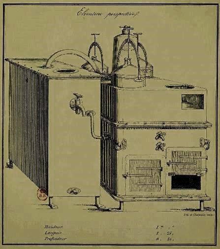 appareil distillatoire eau de mer croquis de l'appareil source