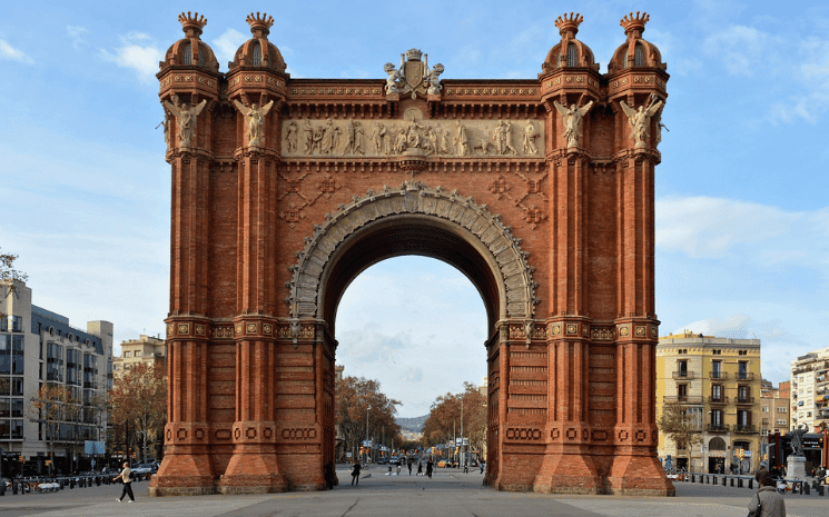 arc de triomphe barcelone
