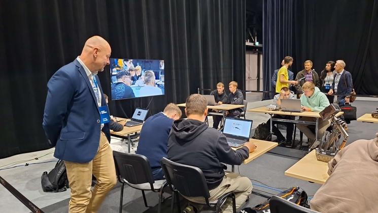 Photo du tournoi de soudage lors du salon Baltexpo 2025