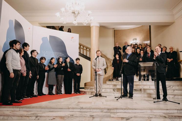 Conférence de presse annonçant les résultats du concours