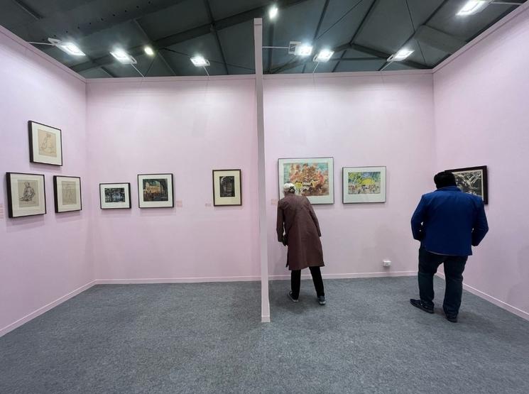 Stand de la gallerie Ashvita's dans la Foire de Delhi