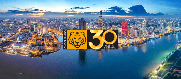 asian tigers est présent dans 14 pays en Asie