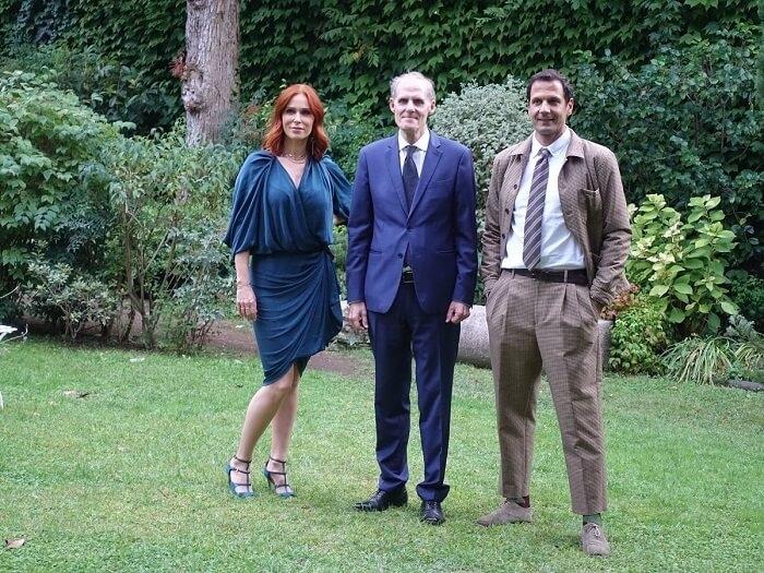 audrey fleurot avec Christian Masset et mehdi Nebbou